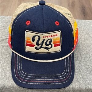 Kids Ranger Navy and Tan Trucker Hat with Colorado Patch Size 3-7 Kids